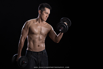 Fitness portrait photography in Singapore