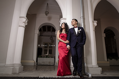 Pre-wedding photoshoot and actual day wedding photography package Singapore