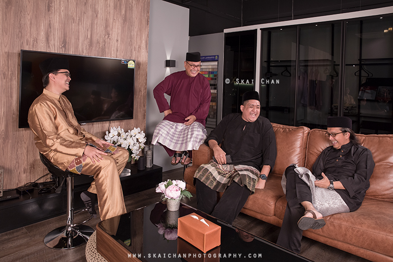 Modern corporate portrait photoshoot with Feroz Akbar (Director), Idris Akbar (Creative Director), Tamrend Mahmood (Interior designer), Farhan Chin (Interior designer) at Craft By 3 showroom