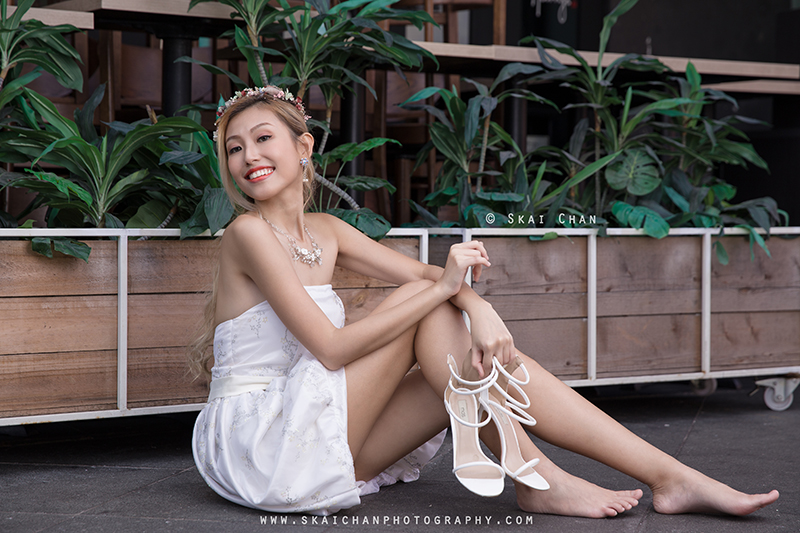 Bridal / Wedding photoshoot with Ng Shinyi at Hill Street & Clarke Quay