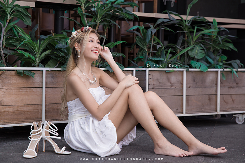 Bridal / Wedding photoshoot with Ng Shinyi at Hill Street & Clarke Quay