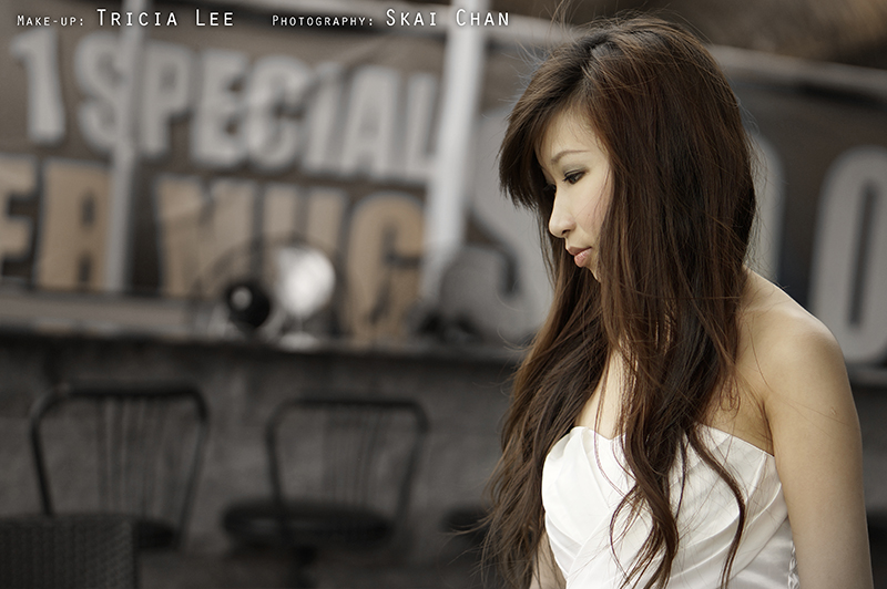 Fashion photoshoot with Famel Tay at Pasir Ris Park