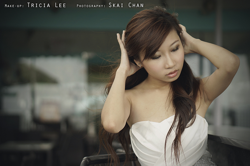 Fashion photoshoot with Famel Tay at Pasir Ris Park