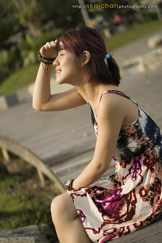 Lifestyle portrait photoshoot with Constance Huang at Bishan Ang Mo Kio Park
