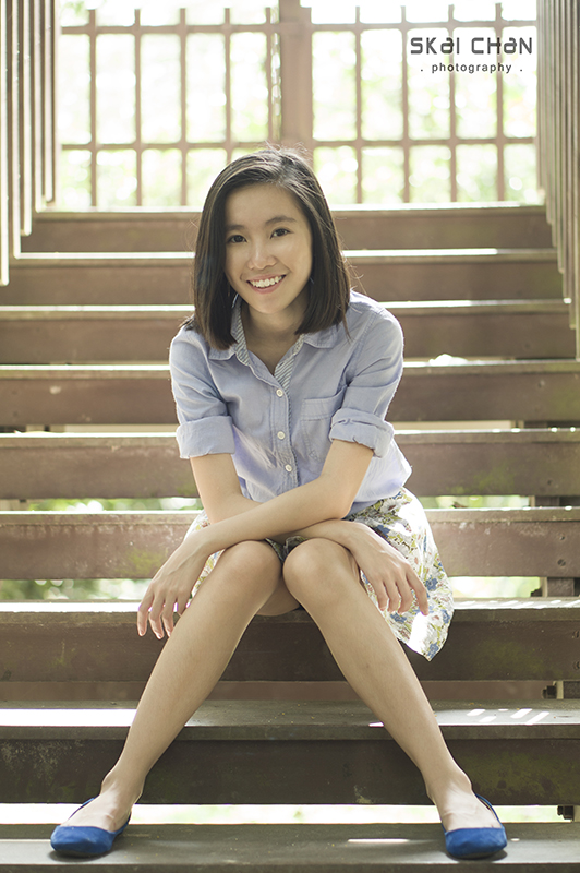 Editorial harmonica photoshoot with Vanessa Toh at Pasir Ris Park