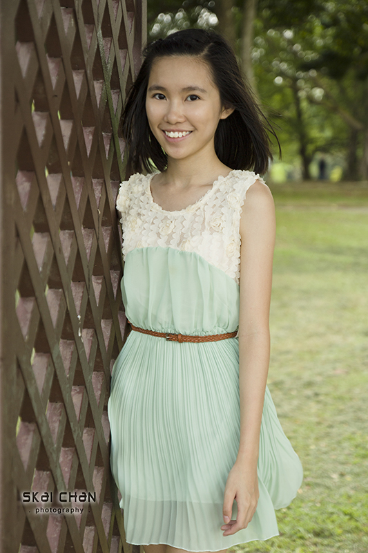 Editorial ukulele photoshoot with Vanessa Toh at Pasir Ris Park
