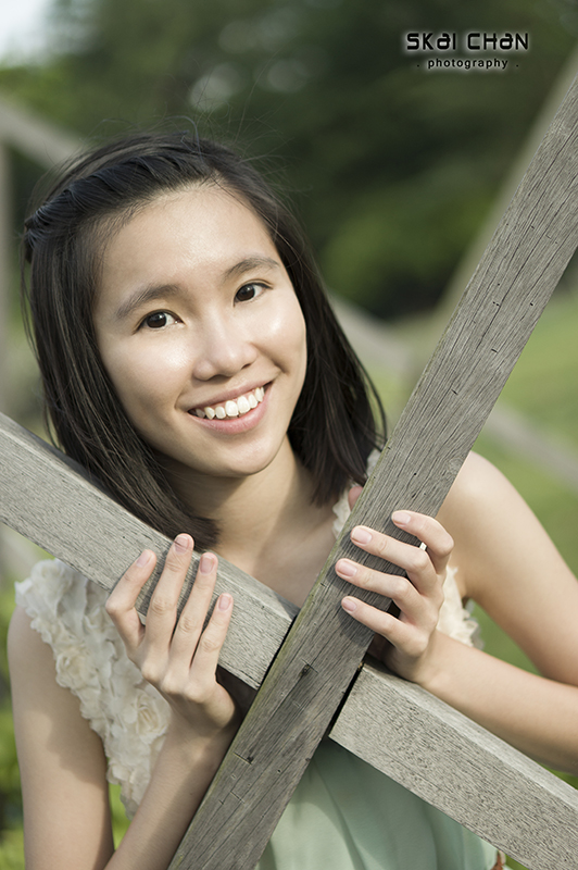 Editorial ukulele photoshoot with Vanessa Toh at Pasir Ris Park