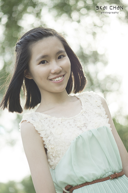 Editorial ukulele photoshoot with Vanessa Toh at Pasir Ris Park
