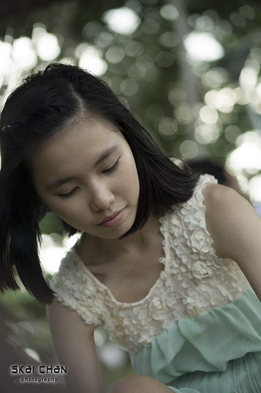 Editorial ukulele photoshoot with Vanessa Toh at Pasir Ris Park