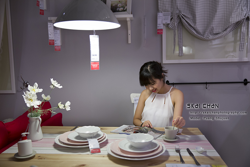 Lifestyle portrait photoshoot with Puang Shujuan at IKEA Alexandra