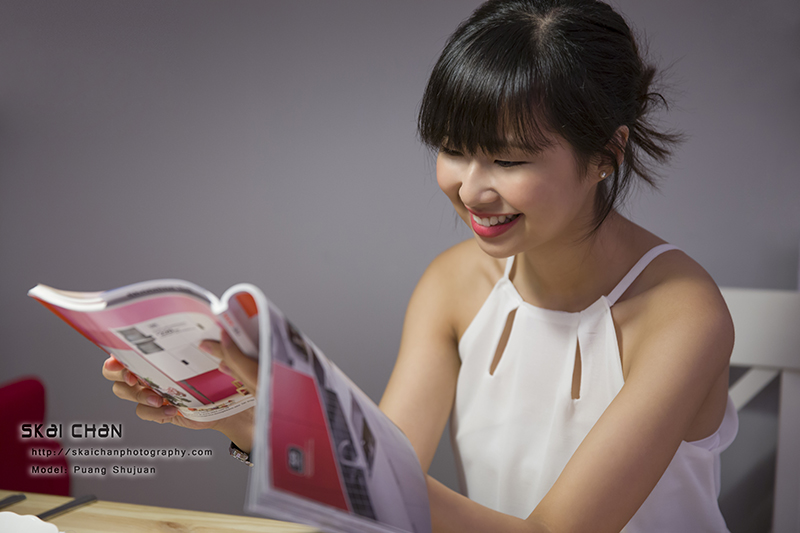 Lifestyle portrait photoshoot with Puang Shujuan at IKEA Alexandra