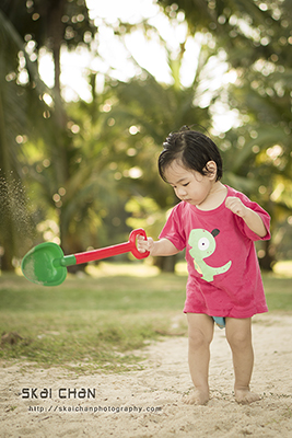 Outdoor Casual Beach Children Photoshoot - Child @ Tanjong Beach, Sentosa