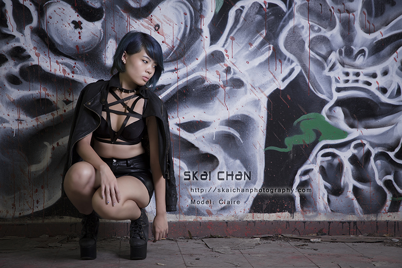 Glamour photoshoot with Kat at abandoned place