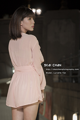 Outdoor Night Fashion Photoshoot - Lovelle Cengiya @ Clarke Quay