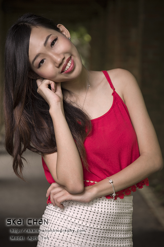 Fashion photoshoot with April at Botanic Gardens
