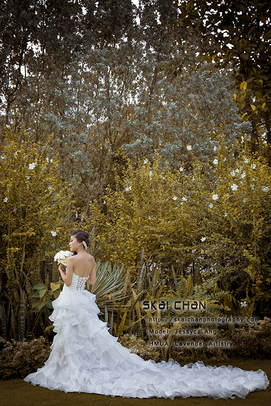 Bridal / Wedding photoshoot with Jessyca at Hortpark