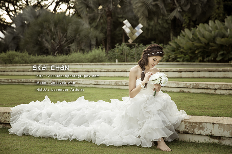 Bridal / Wedding photoshoot with Jessyca at Hortpark