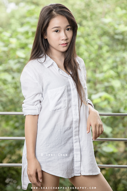 Outdoor fashion photoshoot with Joanne at West Coast Park