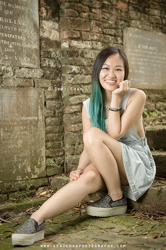 Glamour portrait photoshoot with Rachel Liew at Fort Canning Park