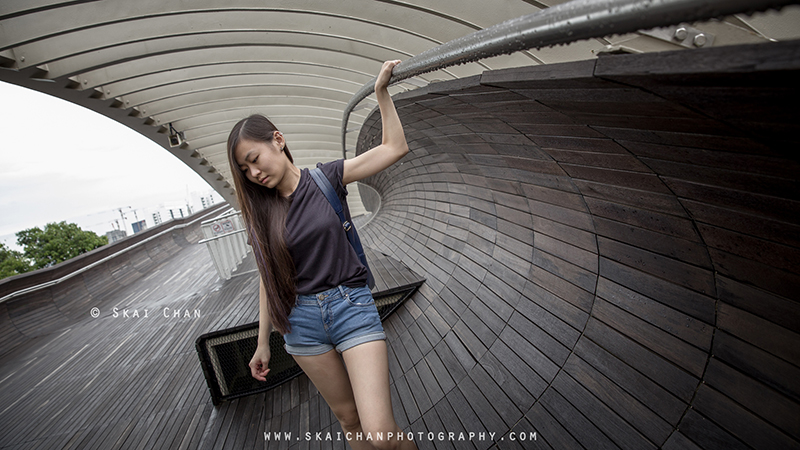 Hiking portrait photoshoot with AX at Henderson Waves (Southern Ridges)