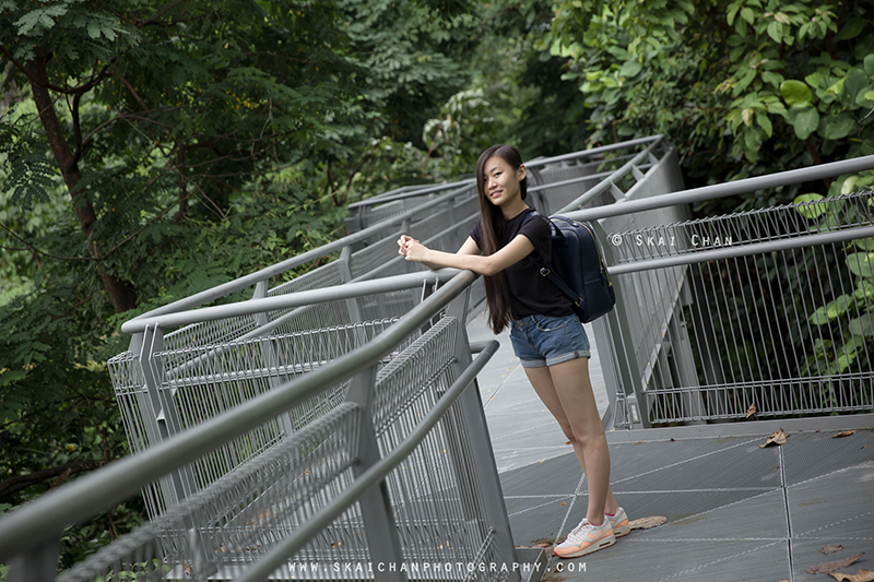 Hiking portrait photoshoot with AX at Forest Walk (Southern Ridges)