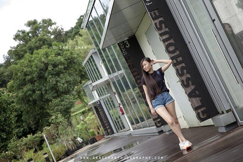 Hiking portrait photoshoot with AX at HortPark (Southern Ridges)
