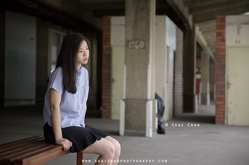 Lifestyle portrait photoshoot with Emilia Yoyo Ngai at Tanjong Pagar Railway Station