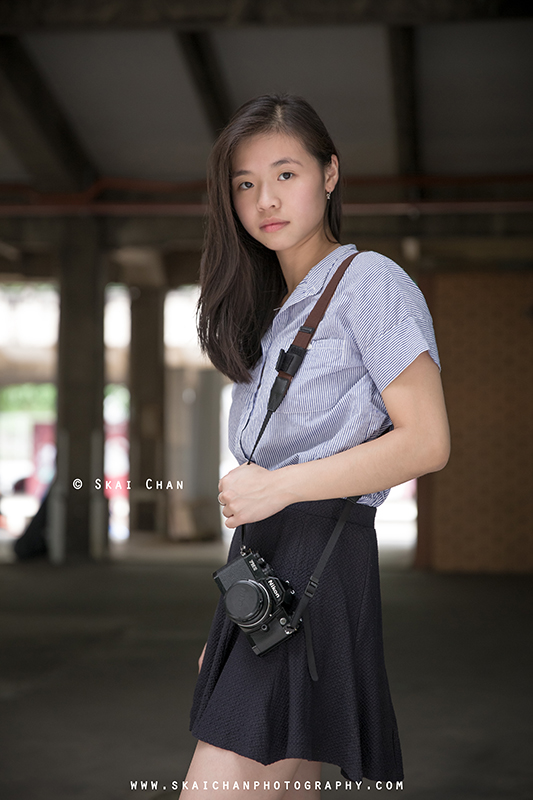 Lifestyle portrait photoshoot with Emilia Yoyo Ngai at Tanjong Pagar Railway Station