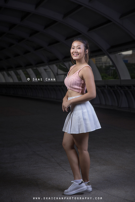 Outdoor High-End Fashion Photoshoot - Jasmine Tan @ Kallang Wave Mall