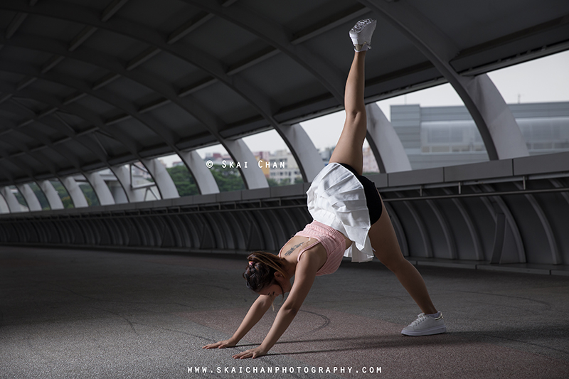 Cheerleading & dance photoshoot with Jasmine Tan at Kallang Wave Mall