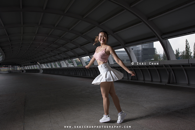 Cheerleading & dance photoshoot with Jasmine Tan at Kallang Wave Mall