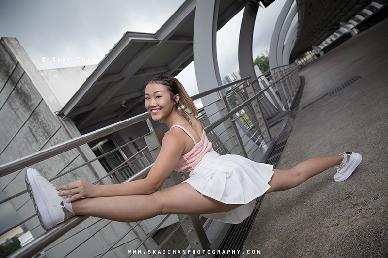 Cheerleading & dance photoshoot with Jasmine Tan at Kallang Wave Mall