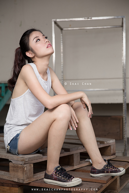 Fashion photoshoot with Angela Ni at LePark, People's Park Complex