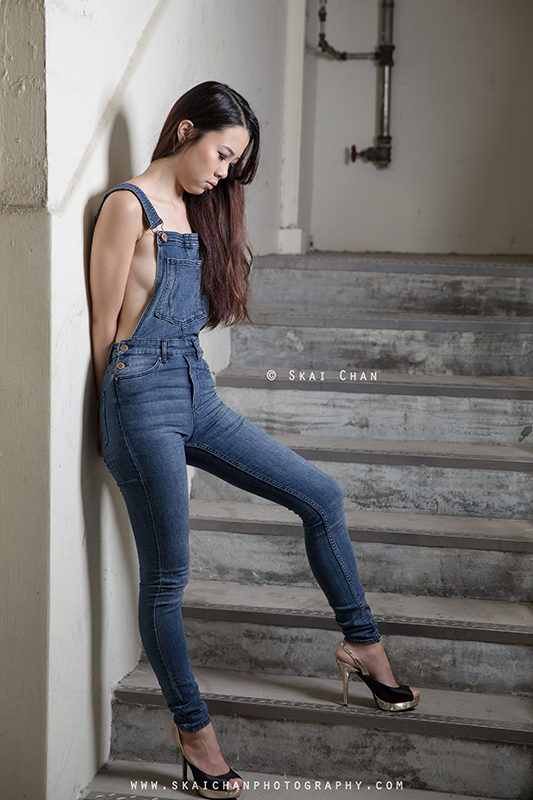 Glamour portrait photoshoot with Cheryl Alicia Chua at Dakota Crescent (indoor)