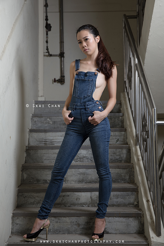Glamour portrait photoshoot with Cheryl Alicia Chua at Dakota Crescent (indoor)
