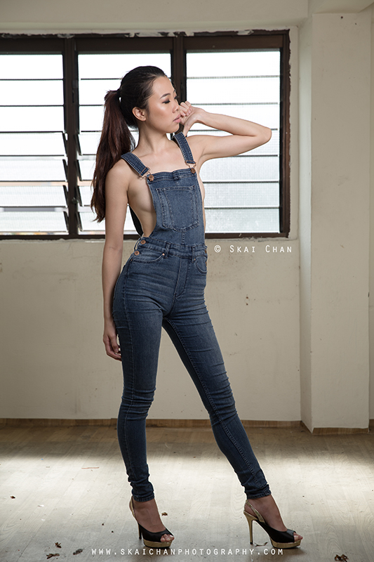 Glamour portrait photoshoot with Cheryl Alicia Chua at Dakota Crescent (indoor)
