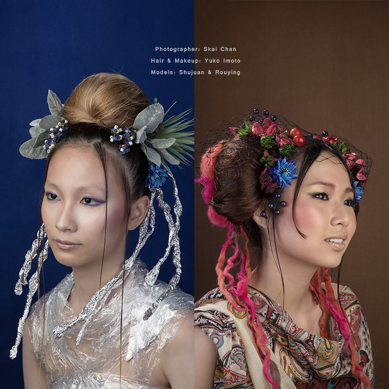 Conceptual photoshoot with Puang Shujuan & Tan Rouying @ Studio