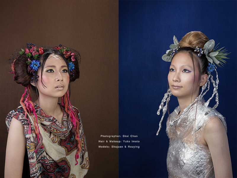 Conceptual photoshoot with Puang Shujuan & Tan Rouying @ Studio