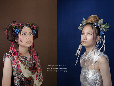 Indoor Studio Conceptual Photoshoot - Puang Shujuan & Tan Rouying @ Photography Studio @ Tanjong Pagar