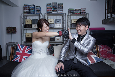 Indoor High-End Prewedding Photoshoot - Couple: Shengyang & Huiting @ Home