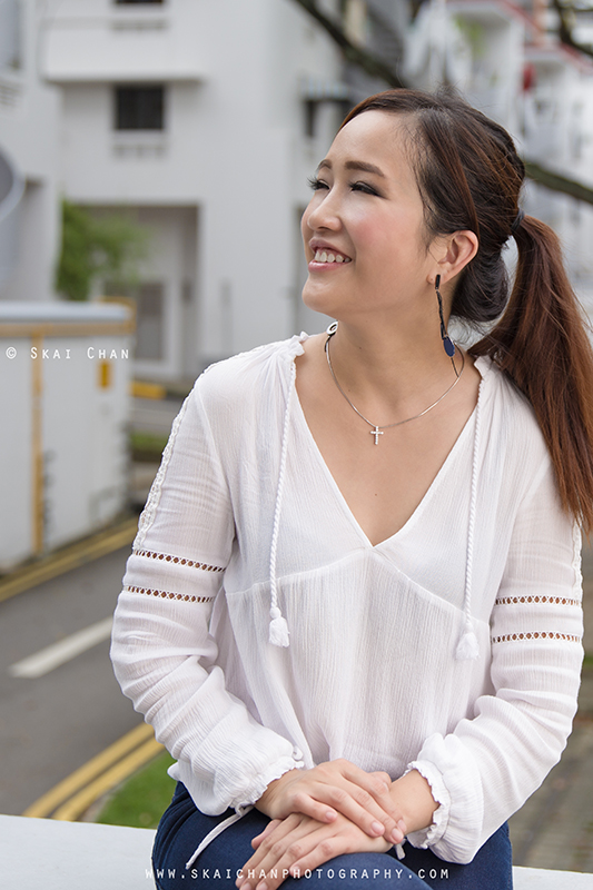 Lifestyle portrait photoshoot with Ivy Tan at Tiong Bahru
