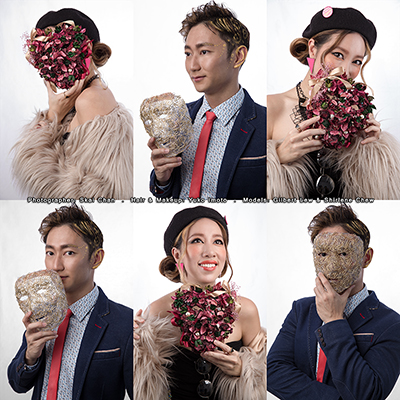 Indoor Studio Conceptual Photoshoot - Gilbert Lew & Shirlene Chew @ Photography Studio @ Tanjong Pagar