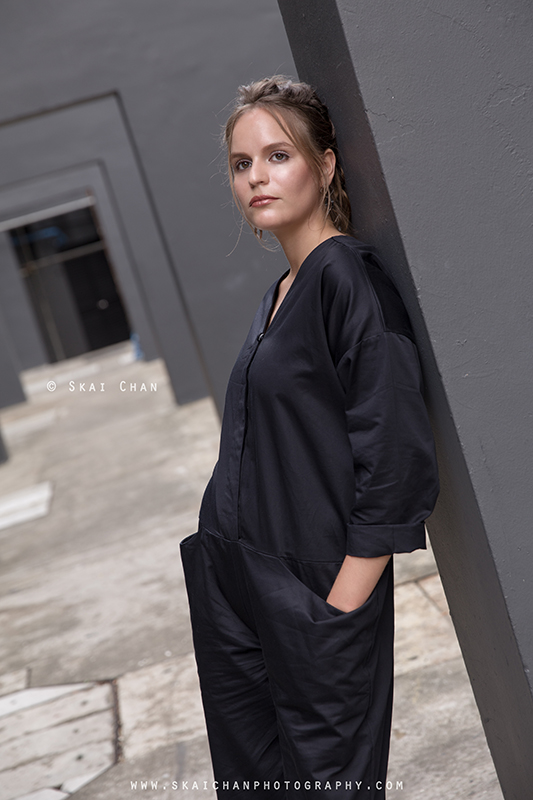Fashion photoshoot with Camille Roux at Duxton Hill
