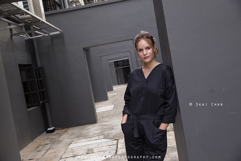 Fashion photoshoot with Camille Roux at Duxton Hill