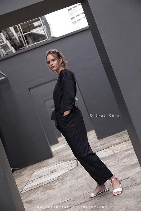 Fashion photoshoot with Camille Roux at Duxton Hill