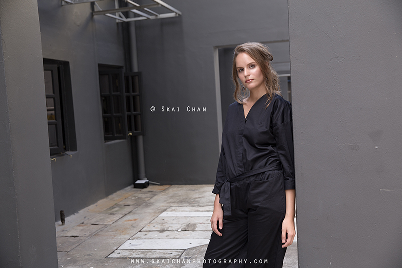 Fashion photoshoot with Camille Roux at Duxton Hill