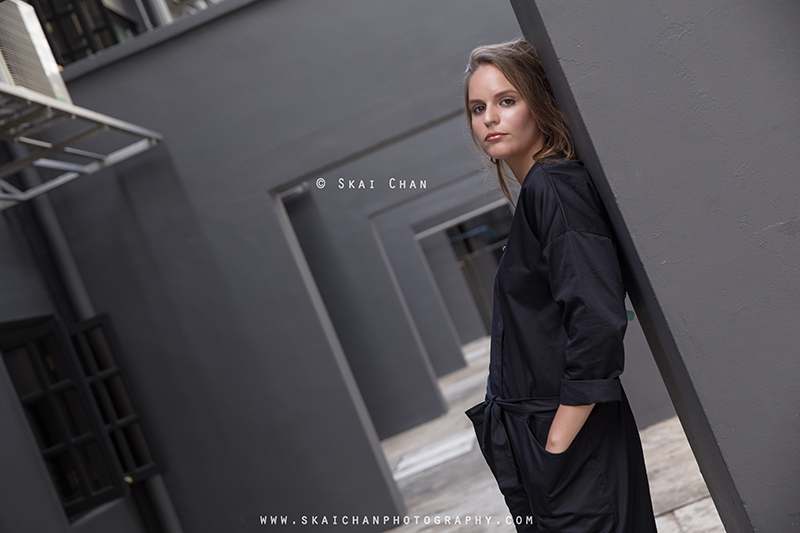 Fashion photoshoot with Camille Roux at Duxton Hill