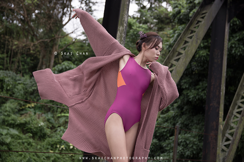 Outdoor dance photoshoot with Teo Shu Ying at Railway bridge near The Rail Mall