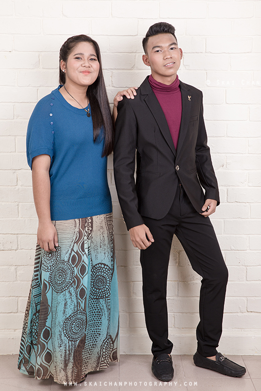 Modelling portfolio photoshoot with Amirul & Farhana at Mountbatten Vocational School