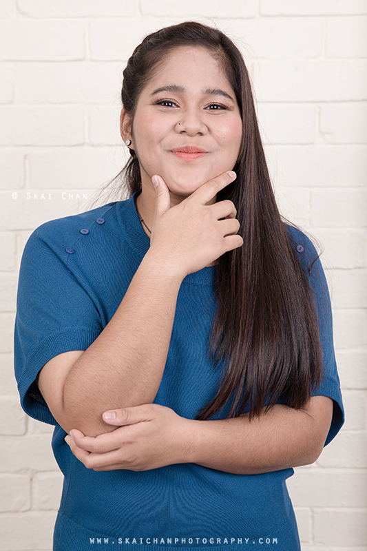 Modelling portfolio photoshoot with Farhana at Mountbatten Vocational School